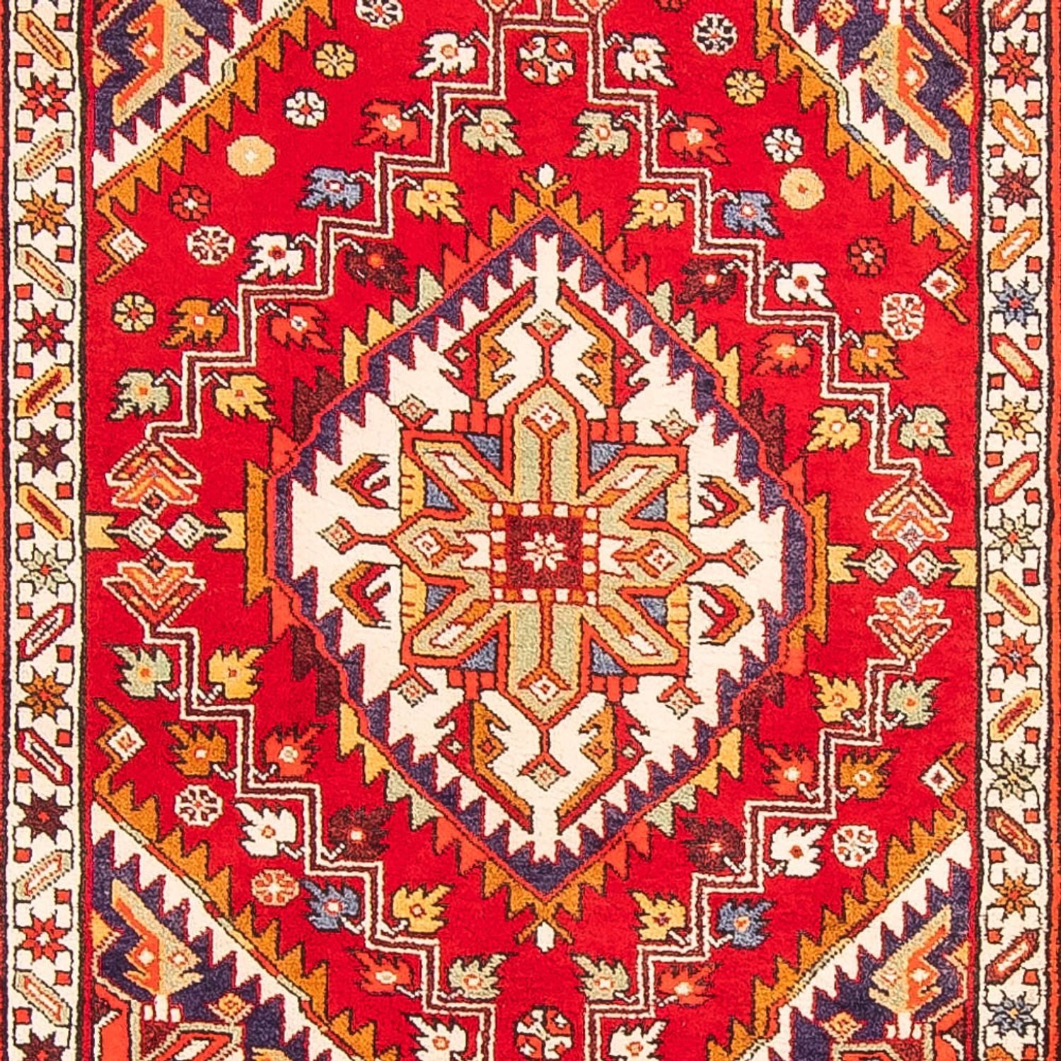 Persisk tæppe - Nomadisk - 307 x 122 cm - rød