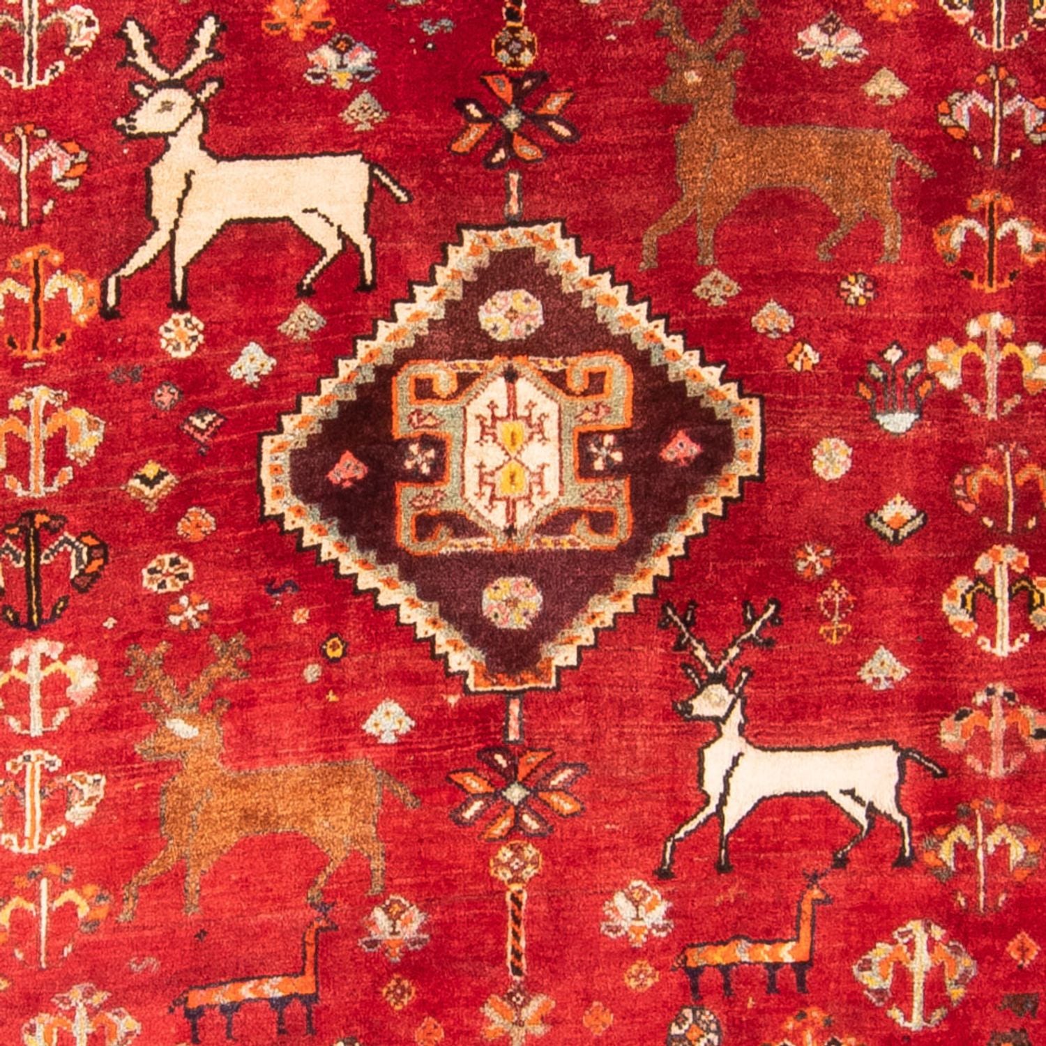 Persisk tæppe - Nomadisk - 174 x 115 cm - rød