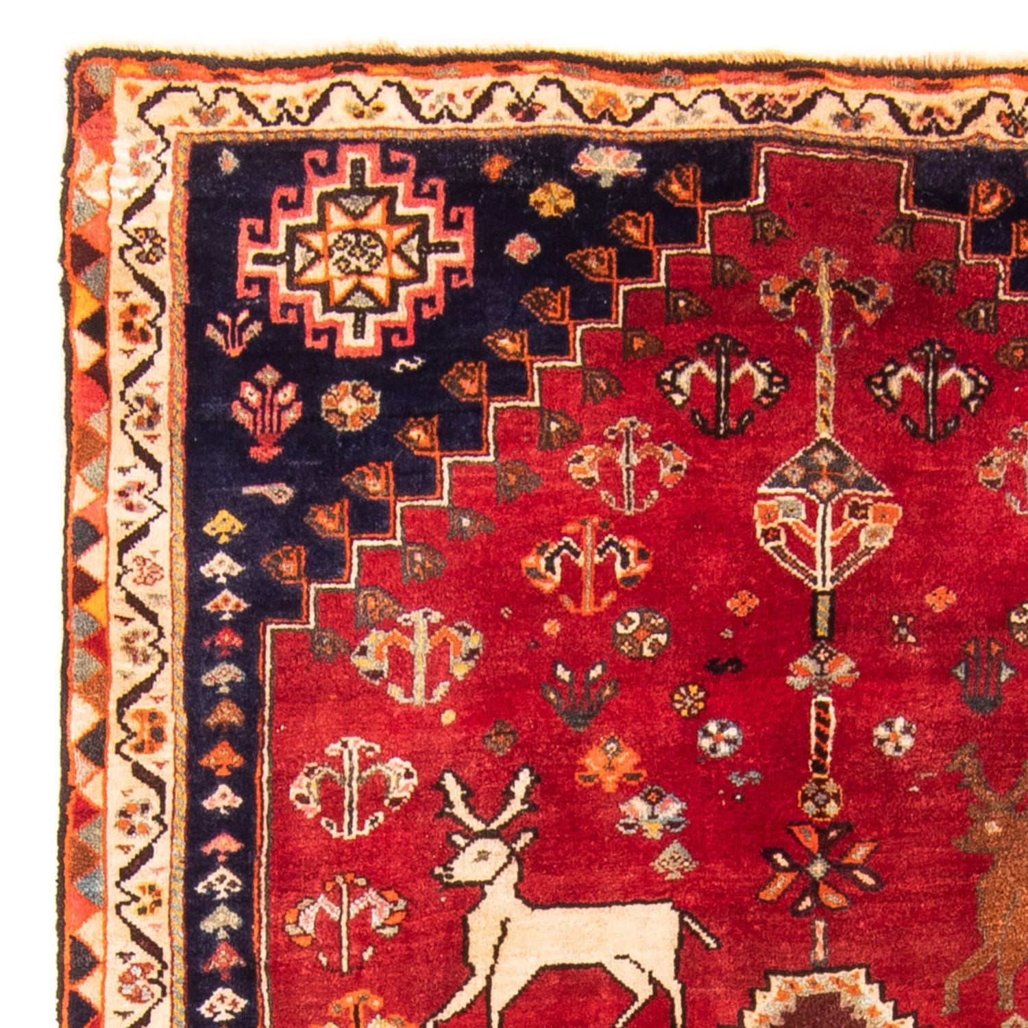Persisk tæppe - Nomadisk - 174 x 115 cm - rød
