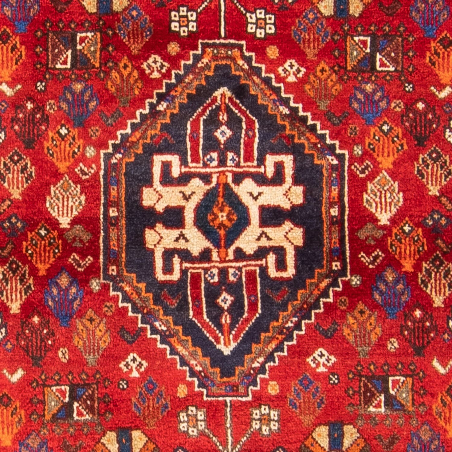 Persisk tæppe - Nomadisk - 161 x 108 cm - rød