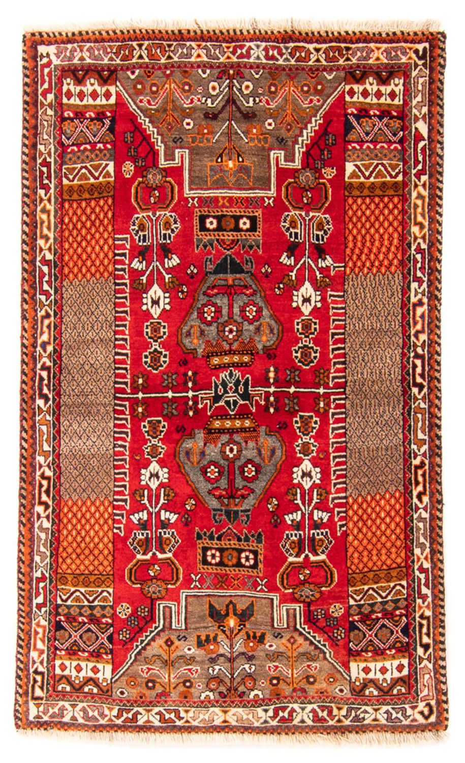 Persisk tæppe - Nomadisk - 165 x 100 cm - rød