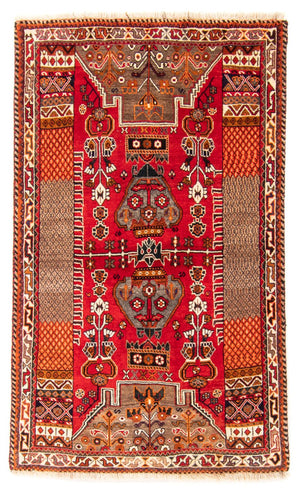 Persisk tæppe - Nomadisk - 165 x 100 cm - rød