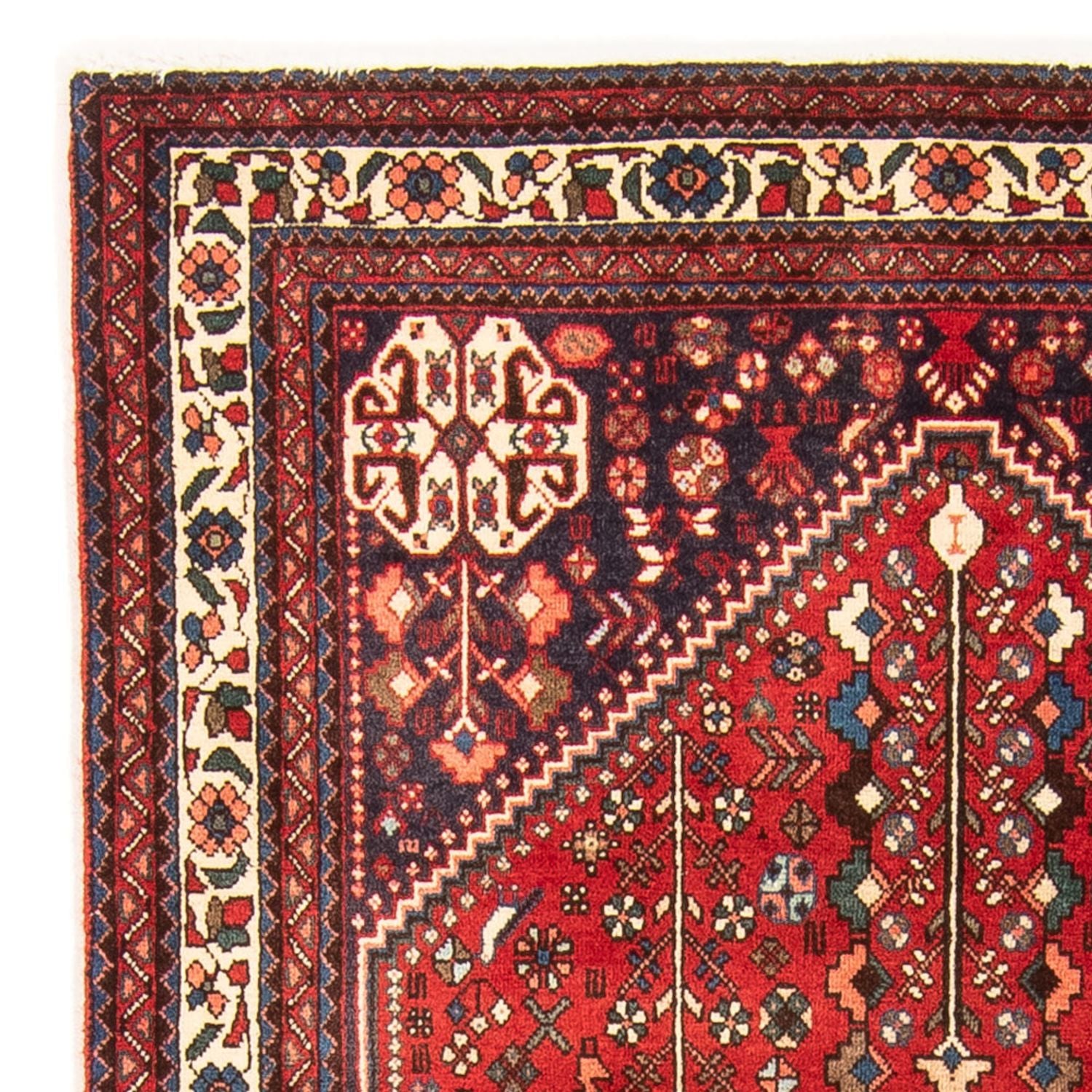 Persisk tæppe - Nomadisk - 155 x 108 cm - rød
