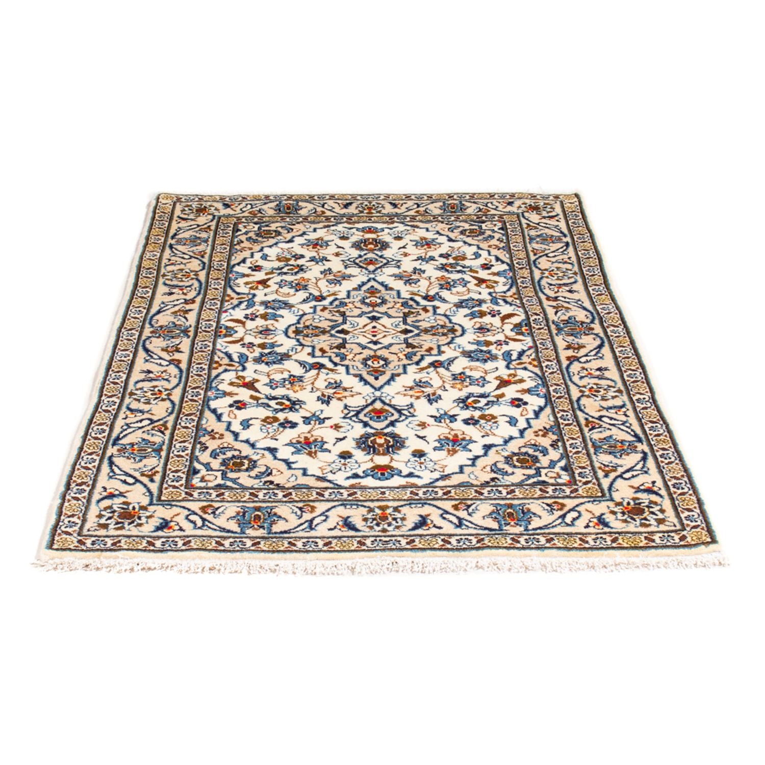 Persisk tæppe - Keshan - 154 x 96 cm - beige
