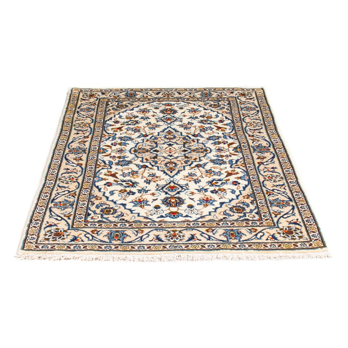 Persisk tæppe - Keshan - 154 x 96 cm - beige