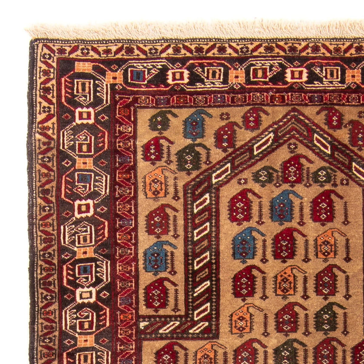 Persisk tæppe - Classic - 145 x 100 cm - flerfarvet