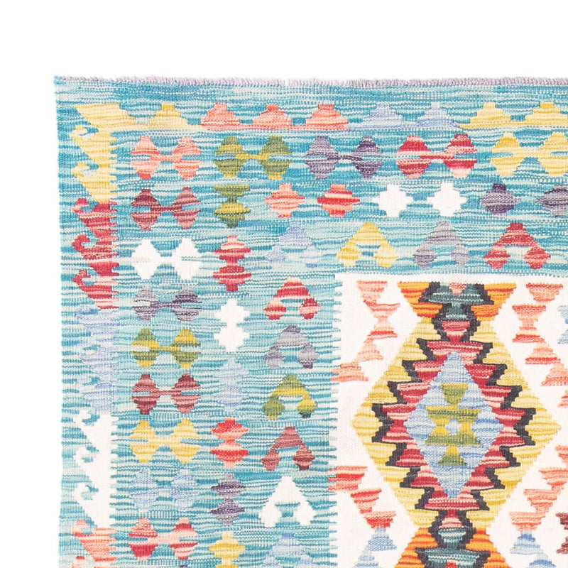 Kelim Carpet - Splash - 251 x 182 cm - flerfarvet