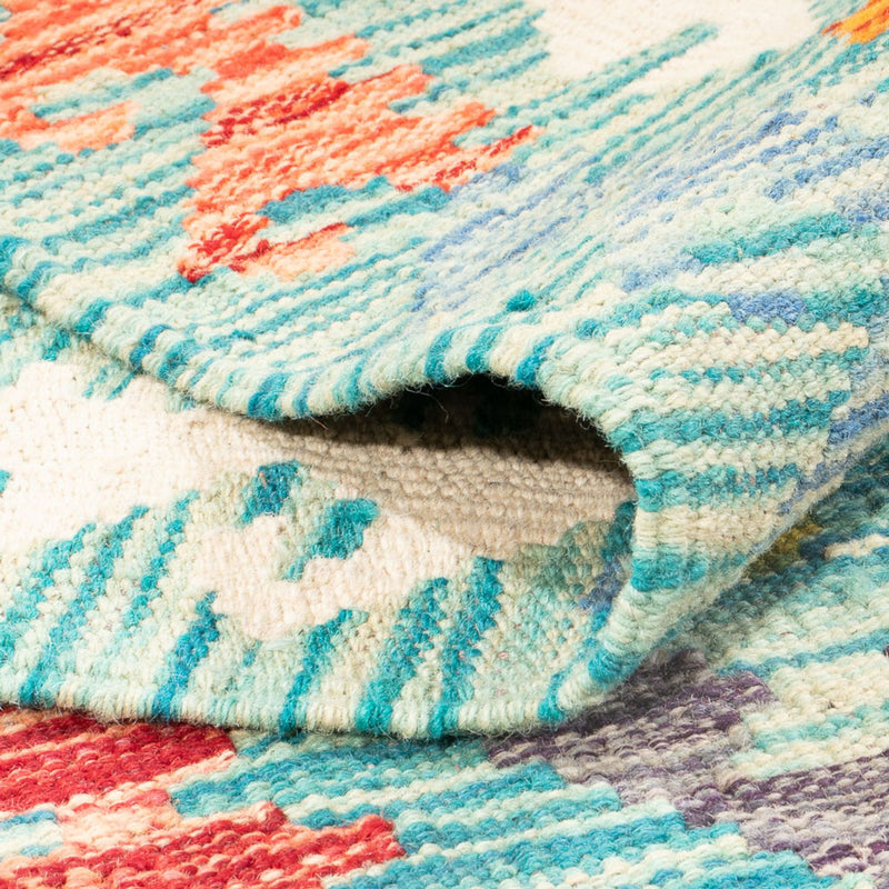 Kelim Carpet - Splash - 251 x 182 cm - flerfarvet