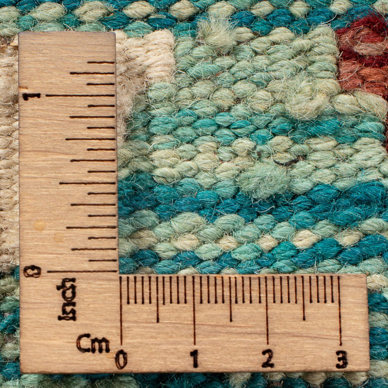 Kelim Carpet - Splash - 251 x 182 cm - flerfarvet