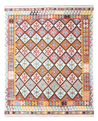 Kelim Carpet - Splash - 239 x 200 cm - flerfarvet