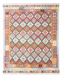 Kelim Carpet - Splash - 239 x 200 cm - flerfarvet