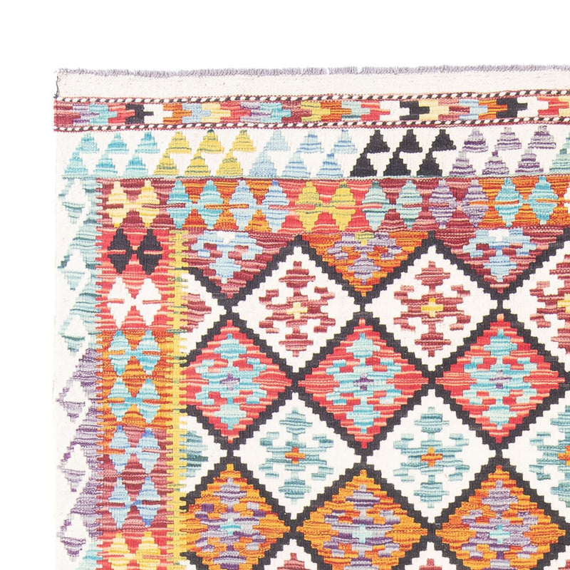 Kelim Carpet - Splash - 239 x 200 cm - flerfarvet