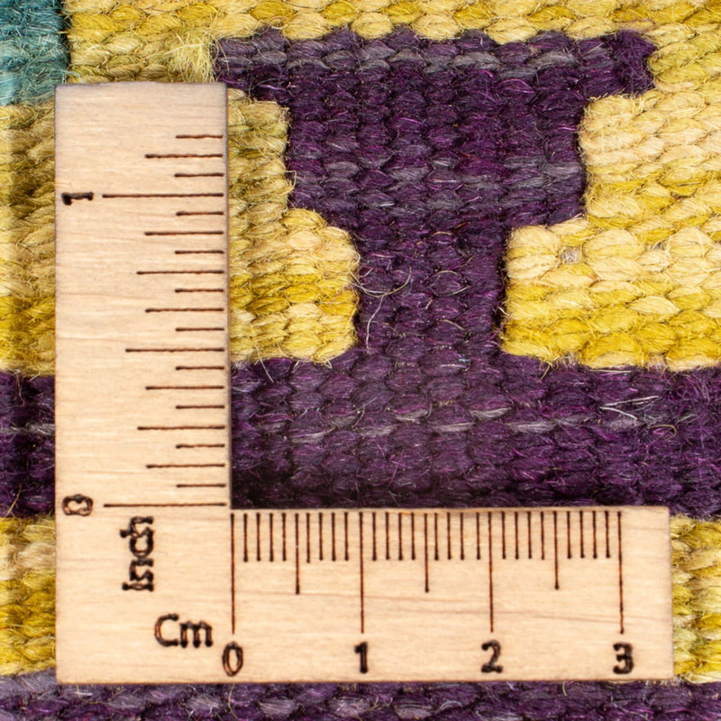 Kelim Carpet - Splash - 182 x 126 cm - flerfarvet