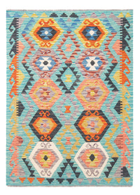 Kelim Carpet - Splash - 170 x 118 cm - flerfarvet
