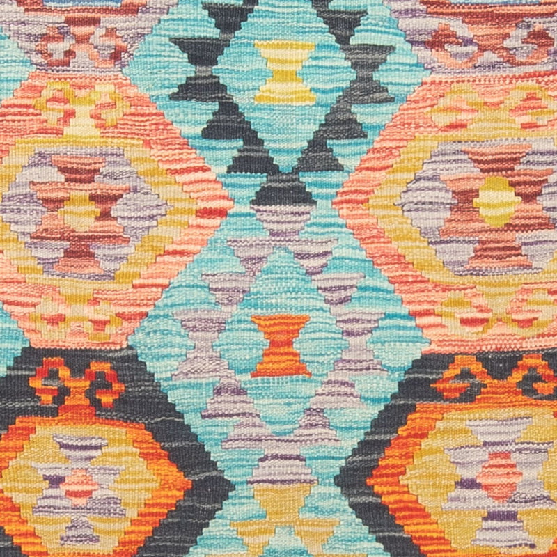 Kelim Carpet - Splash - 170 x 118 cm - flerfarvet