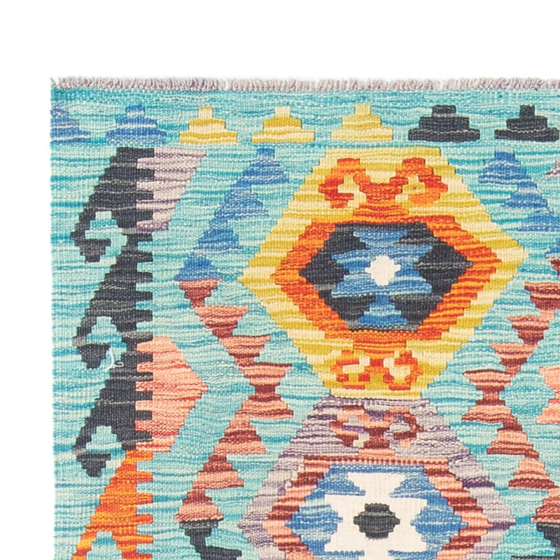 Kelim Carpet - Splash - 170 x 118 cm - flerfarvet