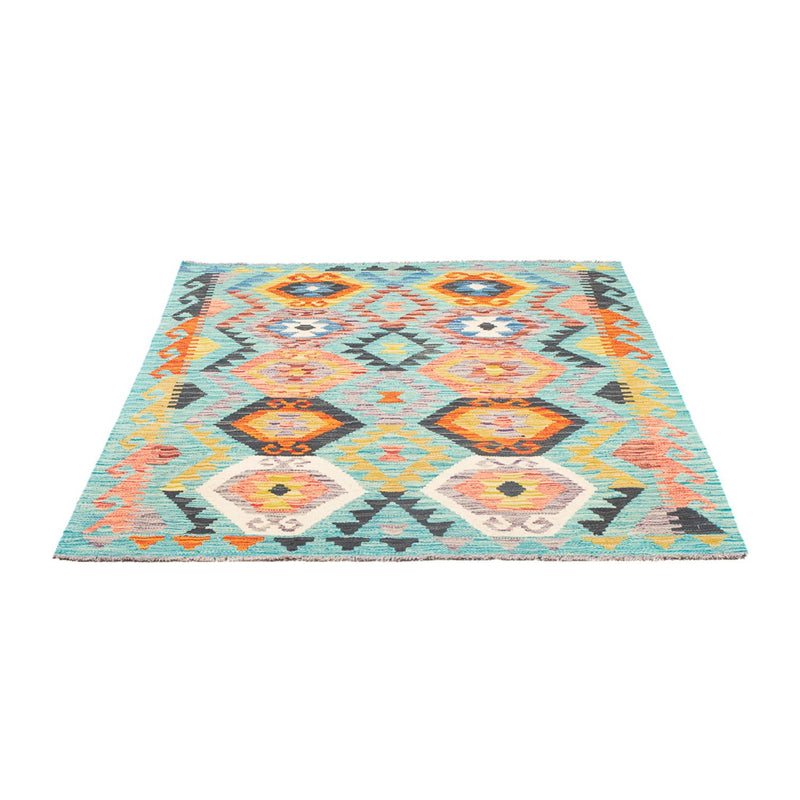 Kelim Carpet - Splash - 170 x 118 cm - flerfarvet