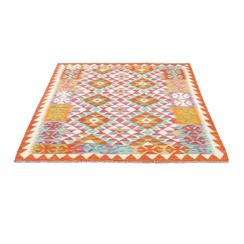 Kelim Carpet - Splash - 166 x 119 cm - flerfarvet