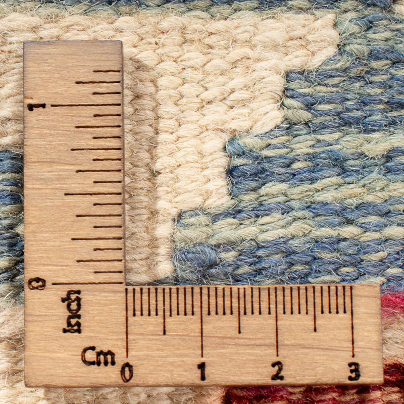 Kelim Carpet - Splash - 195 x 156 cm - flerfarvet
