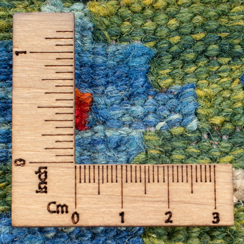 Kelim Carpet - Splash - 196 x 152 cm - flerfarvet