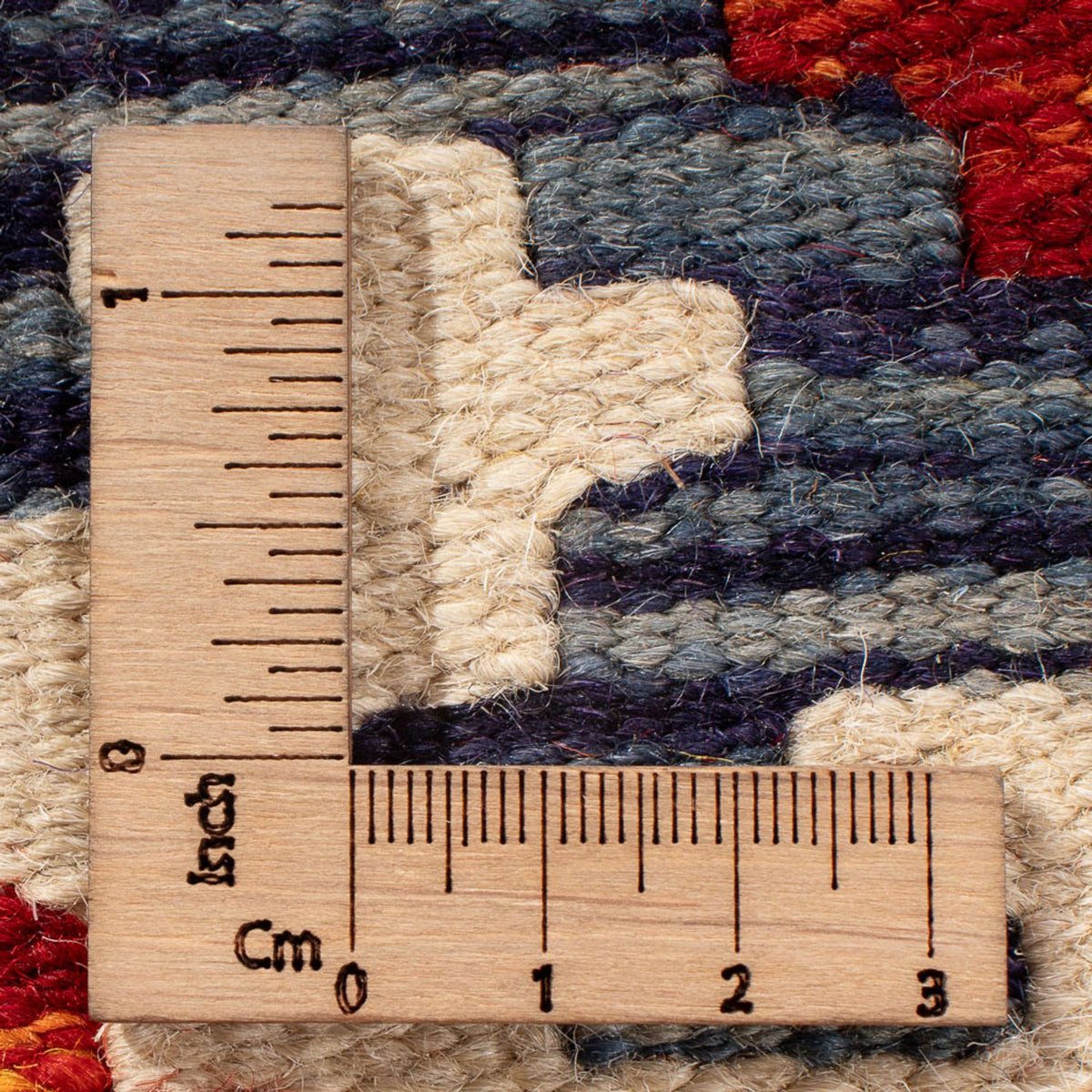 Kelim Carpet - Splash - 90 x 60 cm - flerfarvet