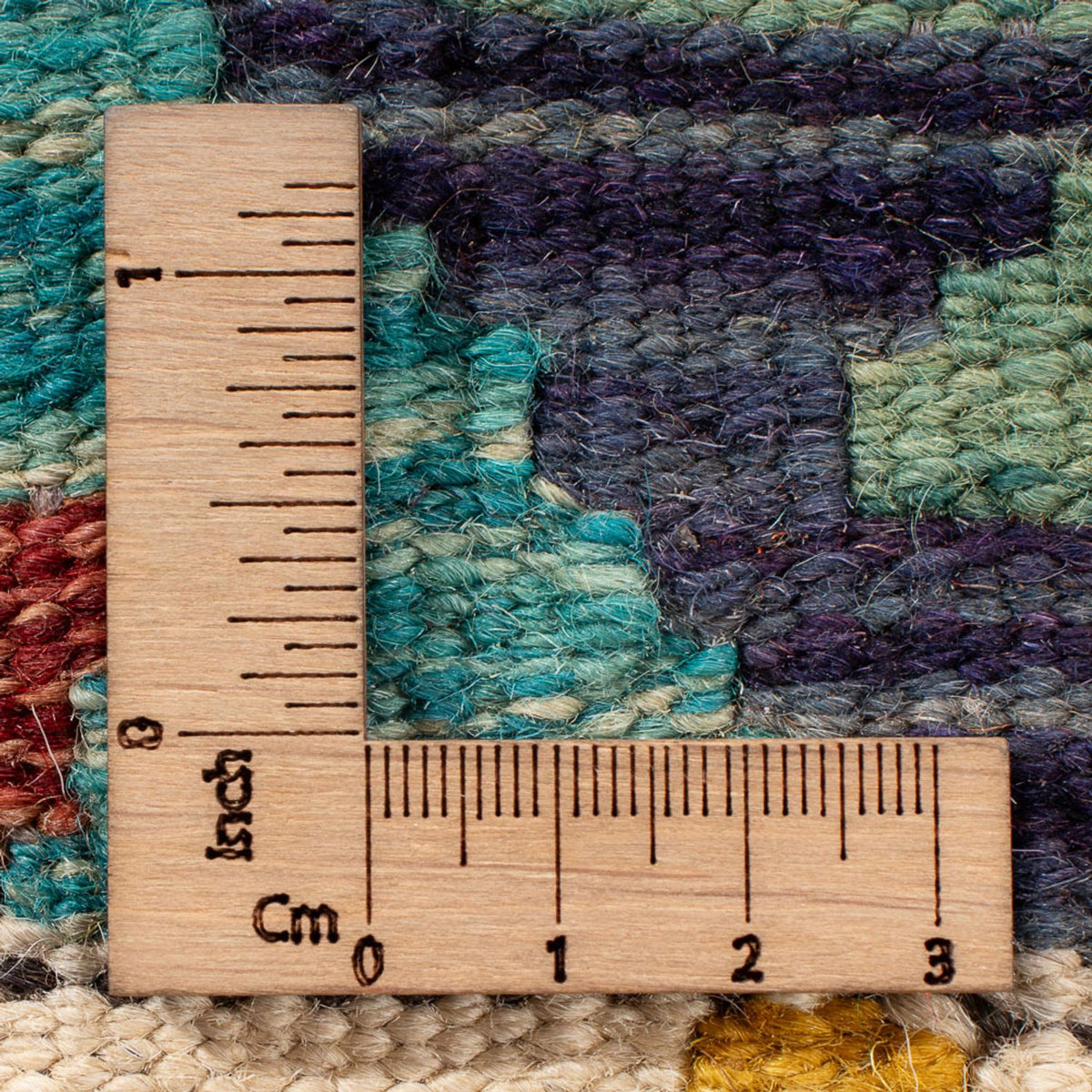 Kelim Carpet - Splash - 84 x 62 cm - flerfarvet