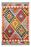 Kelim Carpet - Splash - 93 x 65 cm - flerfarvet