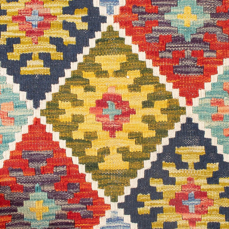 Kelim Carpet - Splash - 93 x 65 cm - flerfarvet