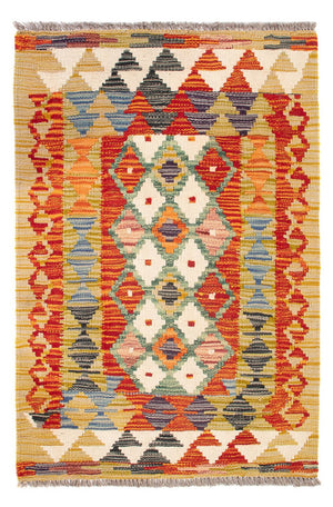 Kelim Carpet - Splash - 87 x 60 cm - flerfarvet