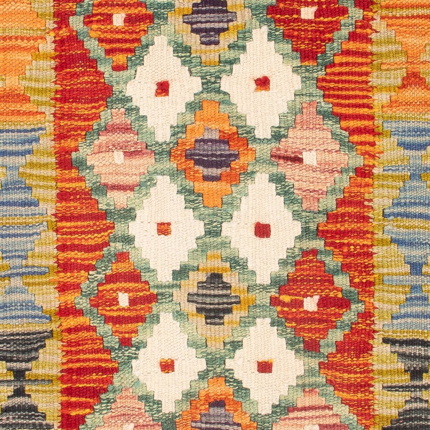 Kelim Carpet - Splash - 87 x 60 cm - flerfarvet