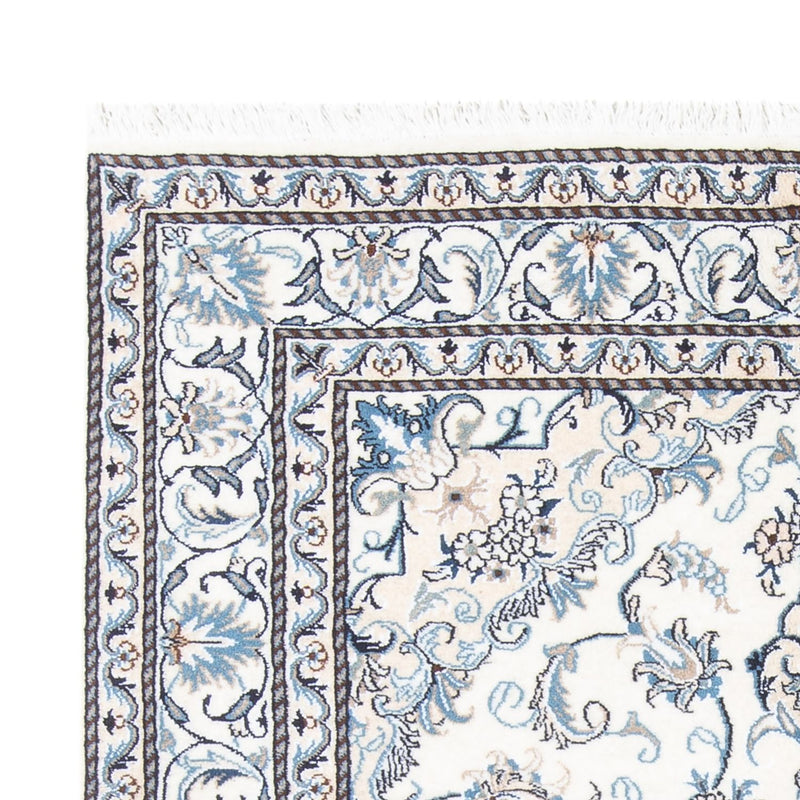 Persisk tæppe - Nain - 206 x 144 cm - creme