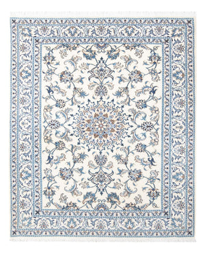 Persisk tæppe - Nain - 194 x 147 cm - creme