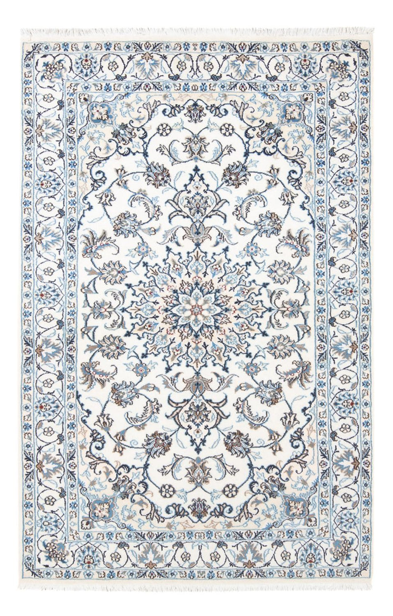 Persisk tæppe - Nain - 205 x 124 cm - creme