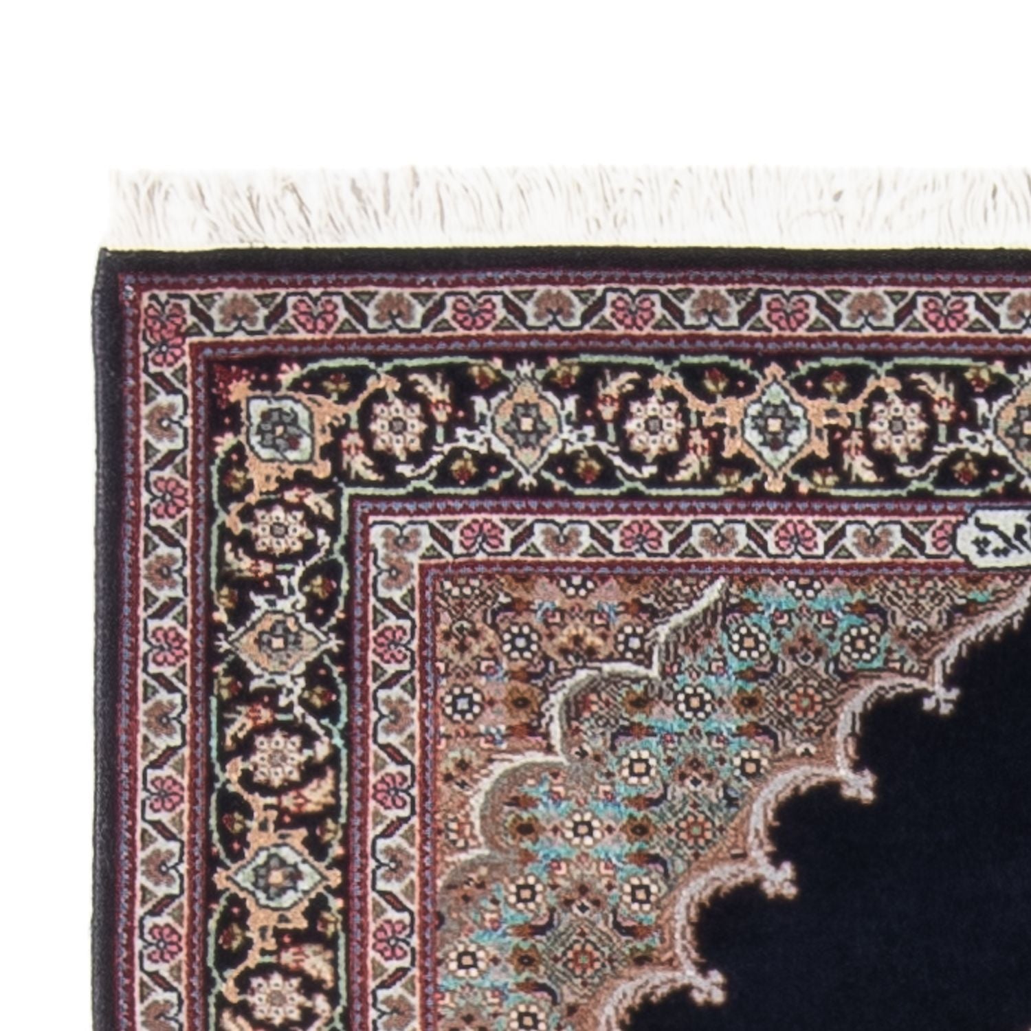 Persisk tæppe - Tabriz - Royal - 142 x 75 cm - mørkeblå