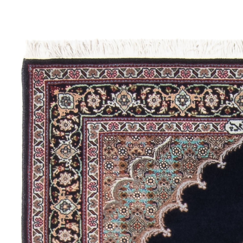 Persisk tæppe - Tabriz - Royal - 142 x 75 cm - mørkeblå