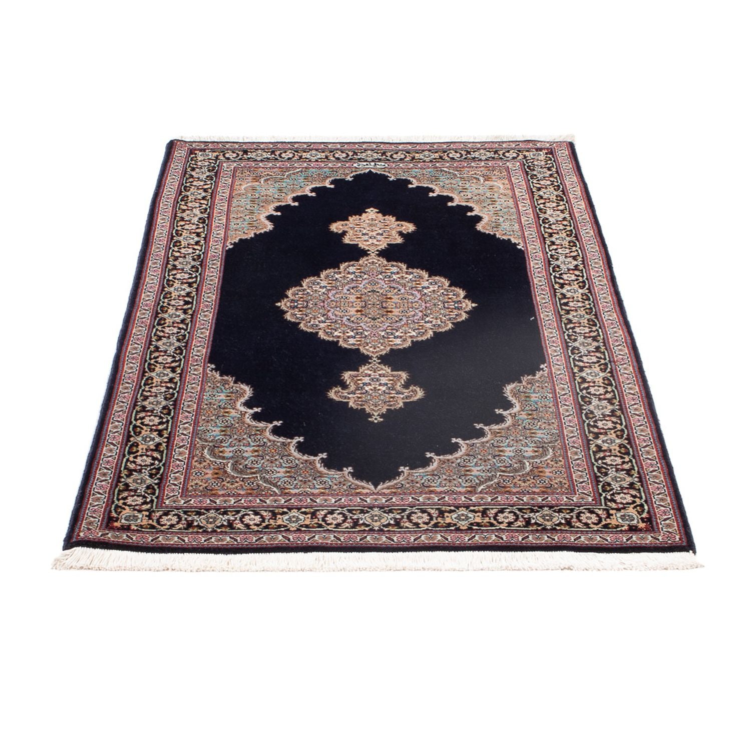 Persisk tæppe - Tabriz - Royal - 142 x 75 cm - mørkeblå