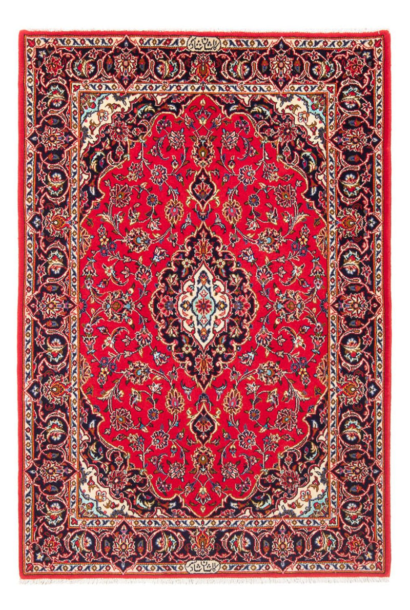 Persisk tæppe - Keshan - 168 x 110 cm - rød