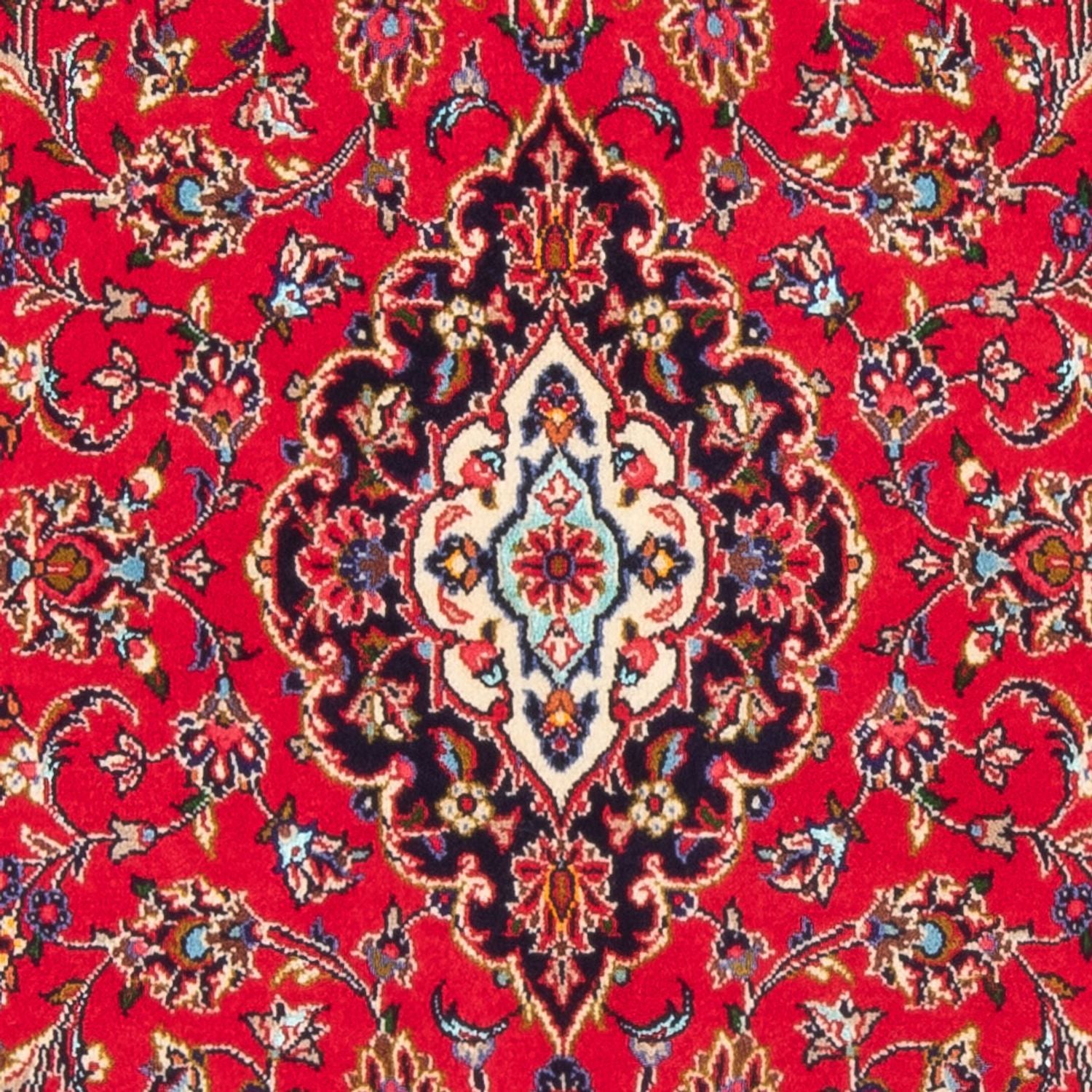 Persisk tæppe - Keshan - 168 x 110 cm - rød