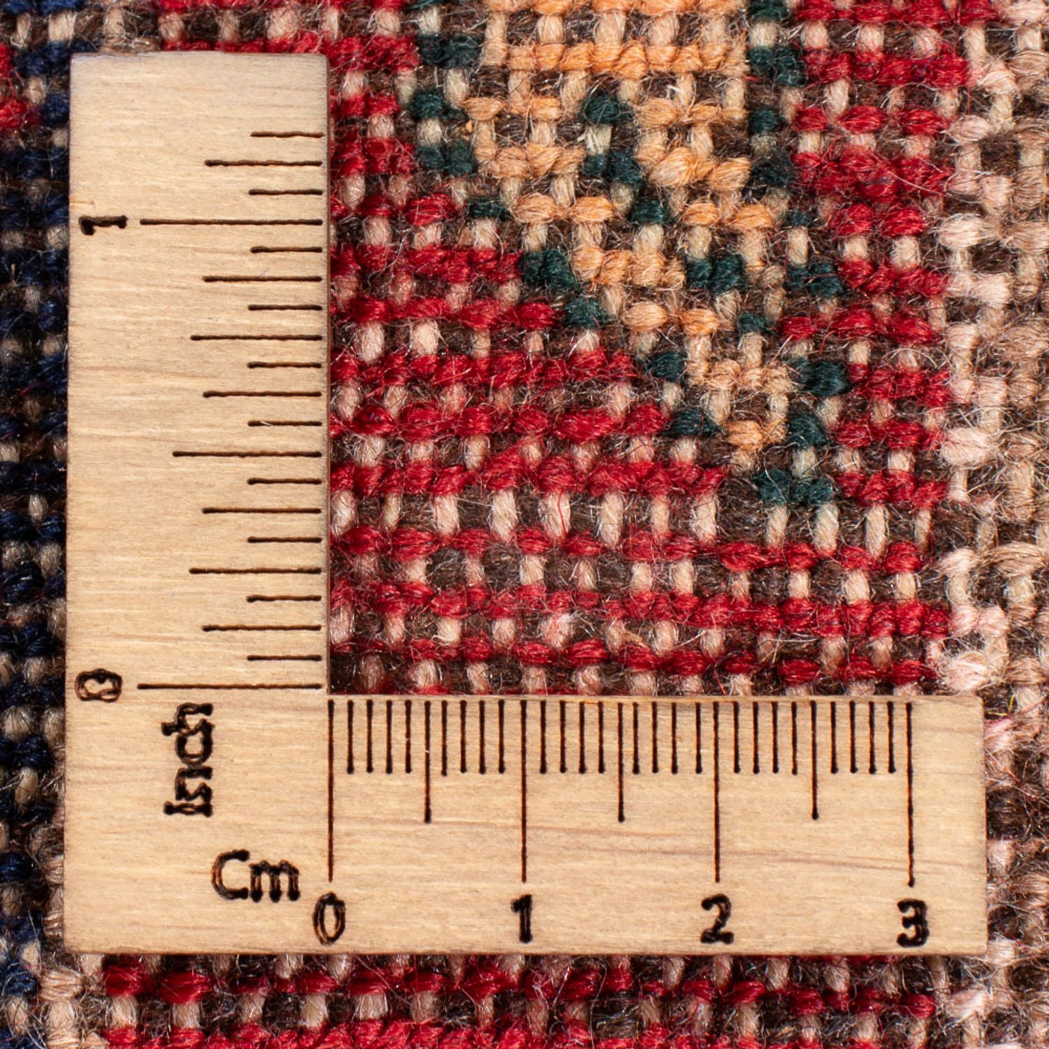 Persisk tæppe - Nomadisk - 140 x 115 cm - flerfarvet