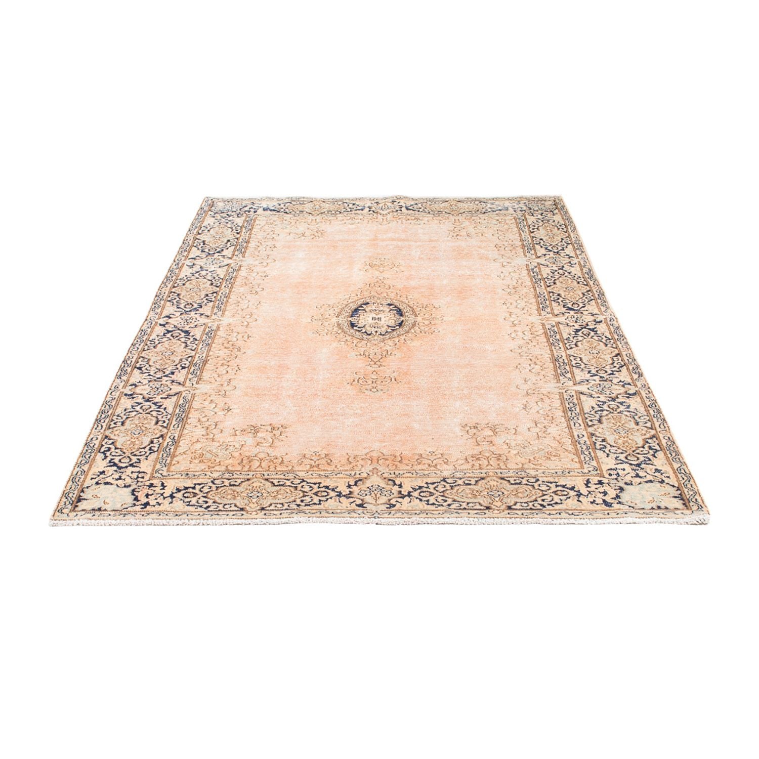 Vintage tæppe - 212 x 122 cm - pink