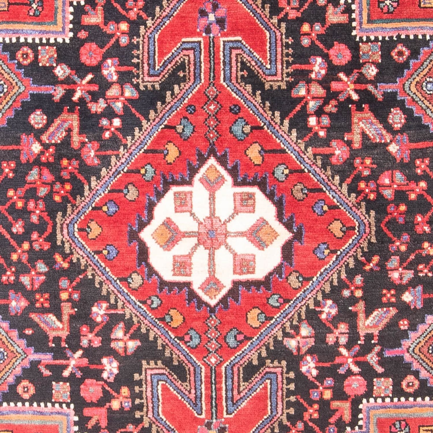 Persisk tæppe - Nomadisk - 237 x 133 cm - mørkeblå