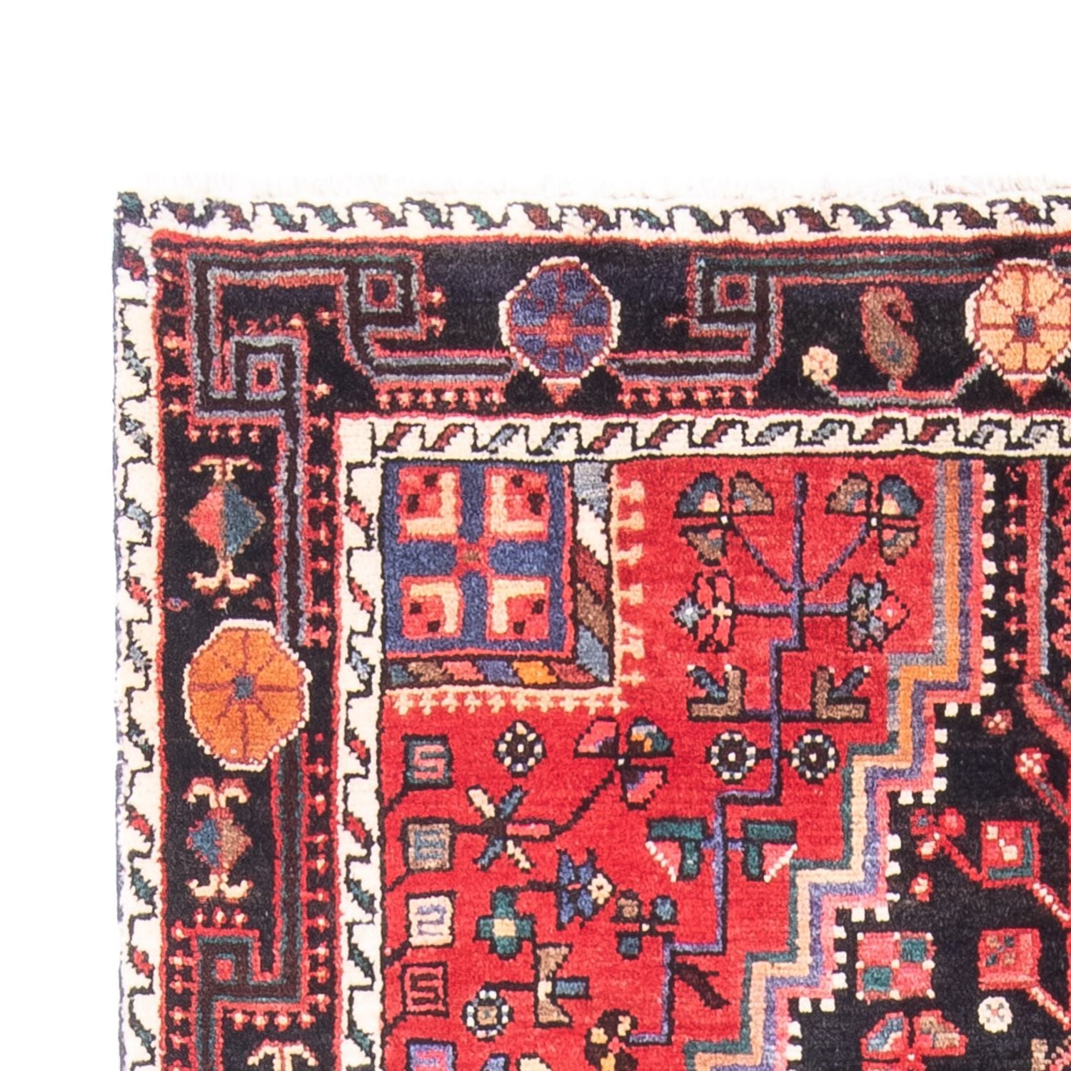 Persisk tæppe - Nomadisk - 237 x 133 cm - mørkeblå