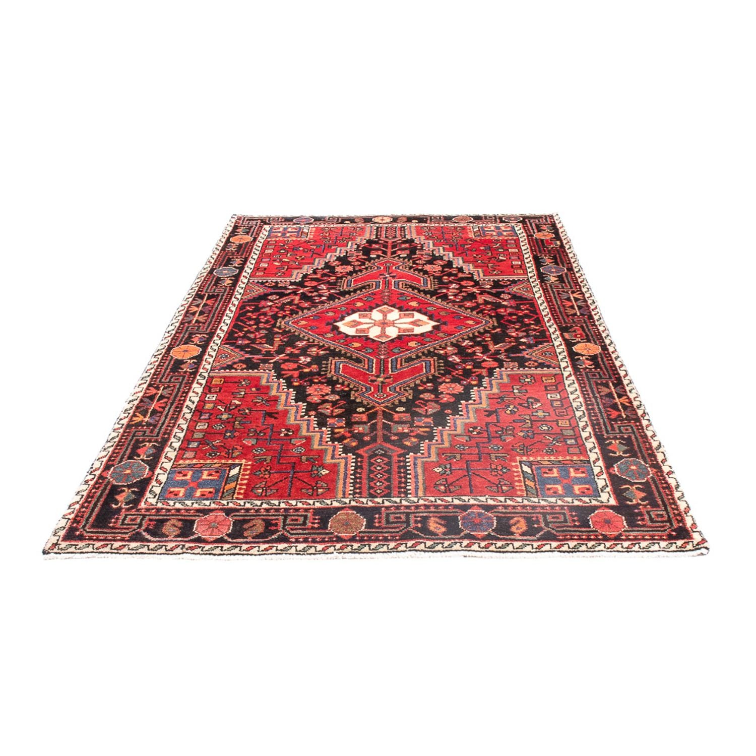 Persisk tæppe - Nomadisk - 237 x 133 cm - mørkeblå