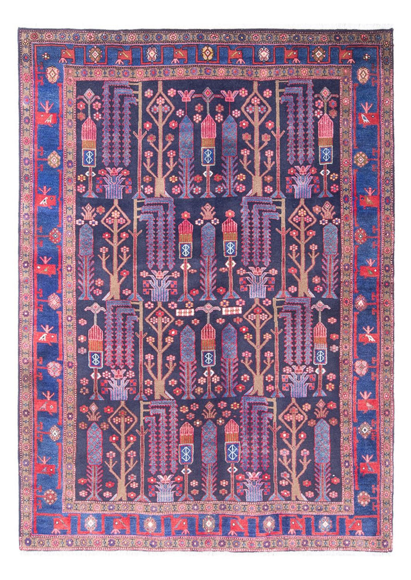 Persisk tæppe - Nomadisk - 230 x 160 cm - lilla