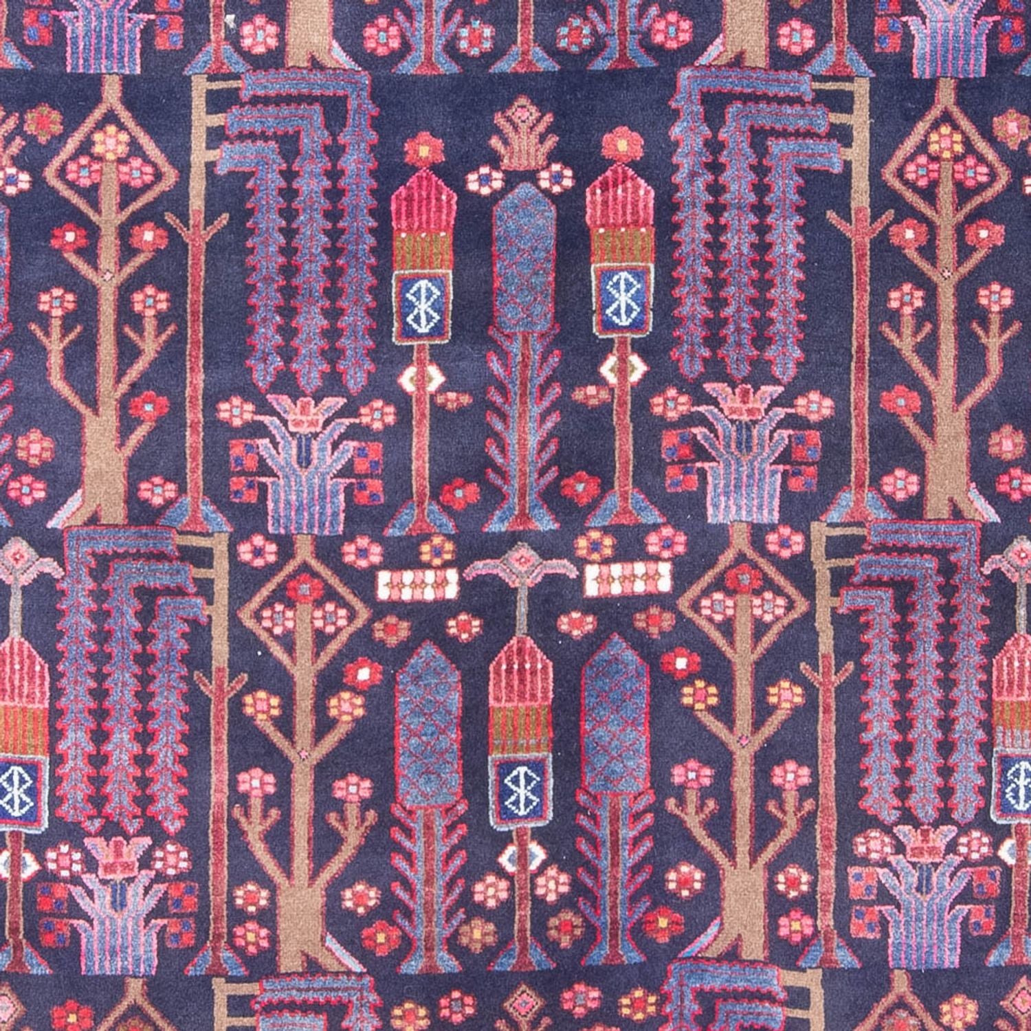 Persisk tæppe - Nomadisk - 230 x 160 cm - lilla