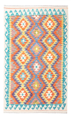 Kelim Carpet - Splash - 155 x 102 cm - flerfarvet