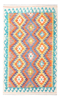 Kelim Carpet - Splash - 155 x 102 cm - flerfarvet