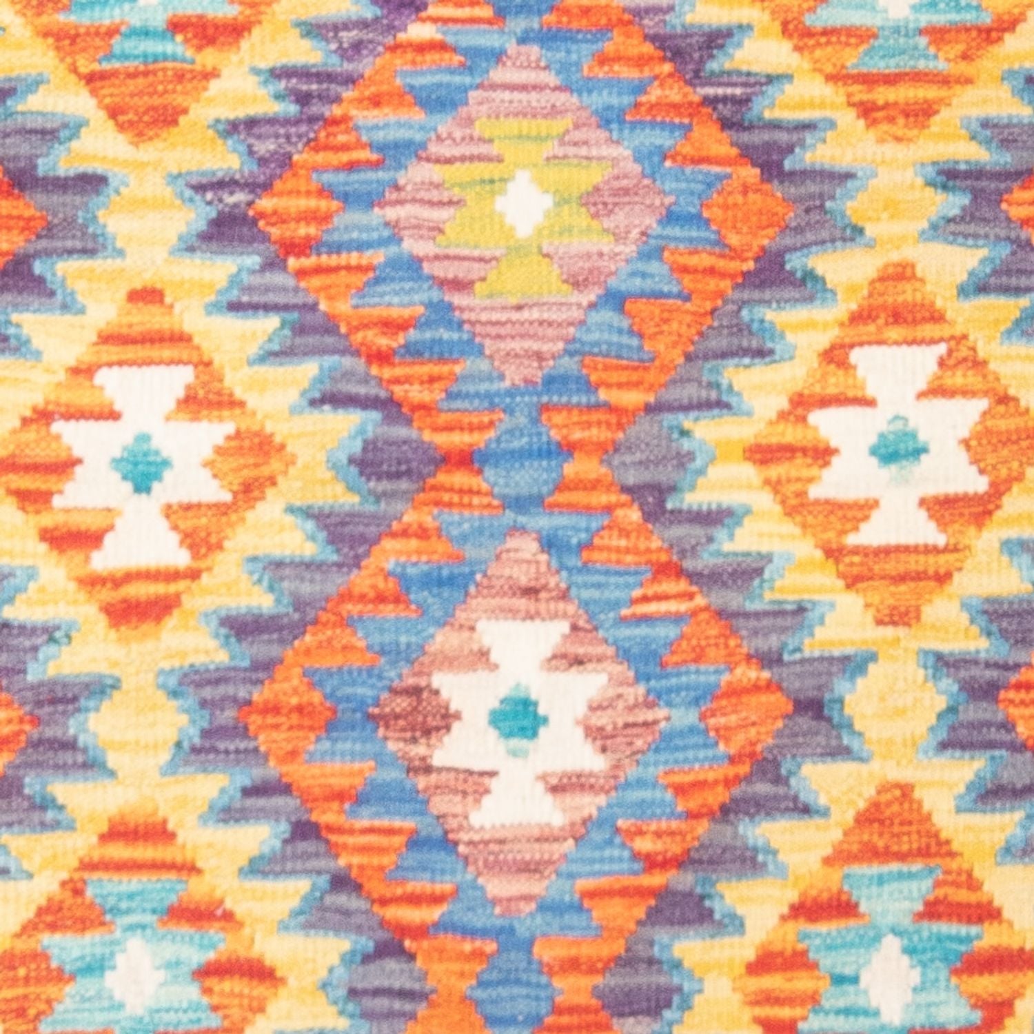 Kelim Carpet - Splash - 155 x 102 cm - flerfarvet