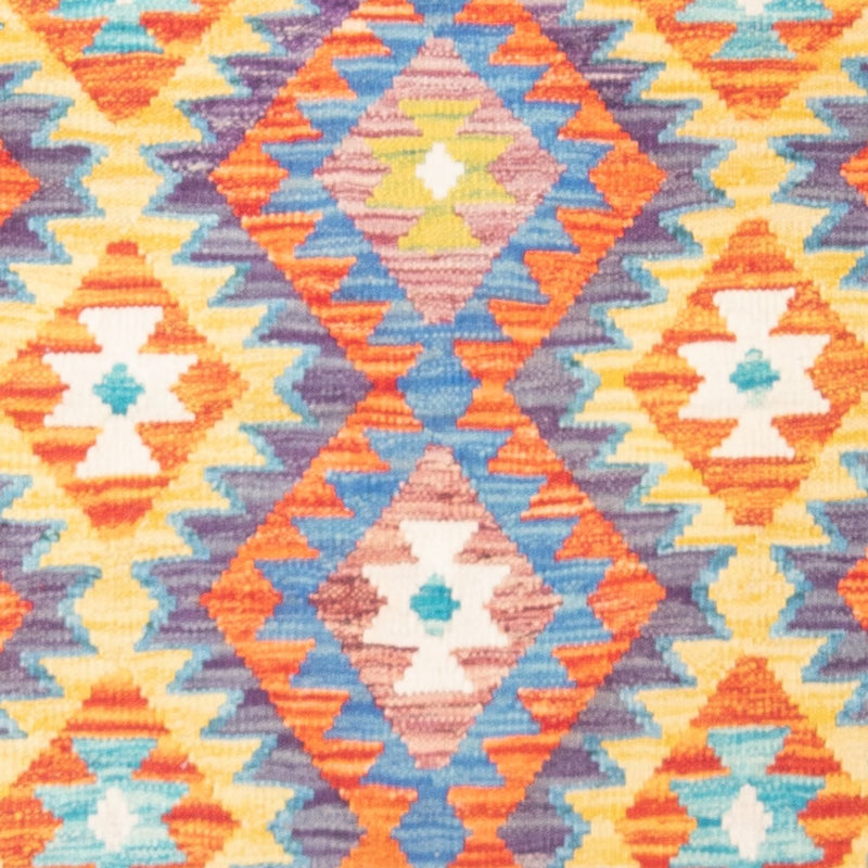 Kelim Carpet - Splash - 155 x 102 cm - flerfarvet