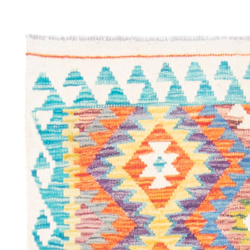 Kelim Carpet - Splash - 155 x 102 cm - flerfarvet